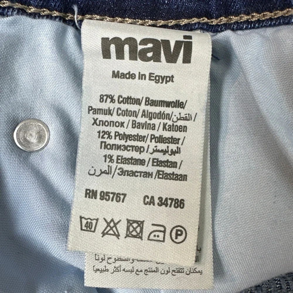 Mavi Jeans Men 30x32 Dark Seattle Zach Straight Leg Stretch Denim M0045384160